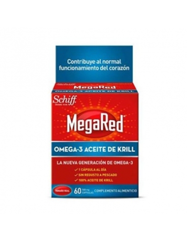 Megared 500 Omega 3 Aceite De Krill 60 Capsulas