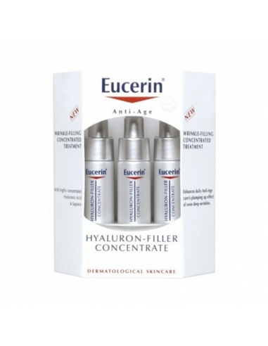 Eucerin Hyaluron Filler Antiedad Relleno Arrugas 6 Ampollas