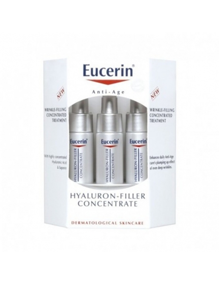 Eucerin Hyaluron Filler Antiedad Relleno Arrugas 6 Ampollas