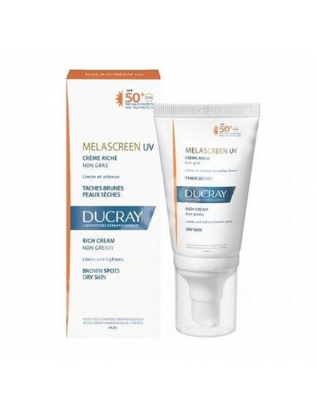 Ducray Melascreen Crema Enriquecida SPF50+ 40 ml