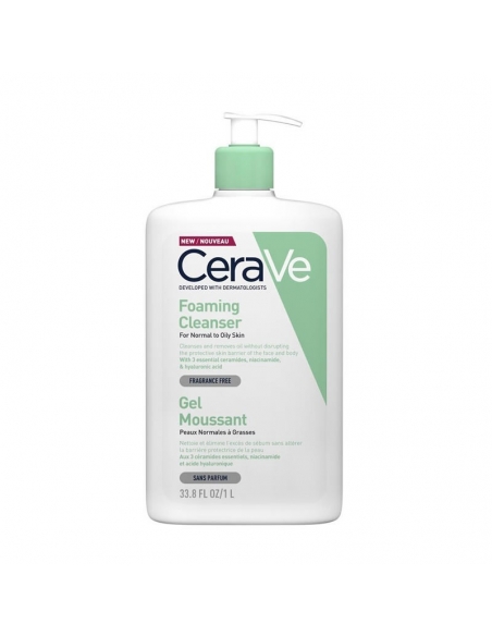 Cerave Gel Limpiador Espumoso 1L