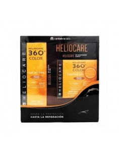 Heliocare Pack 360º Gel Oil Free Bronze Intense SPF50+ 50ml + Cushion Compact Bronze 15gr