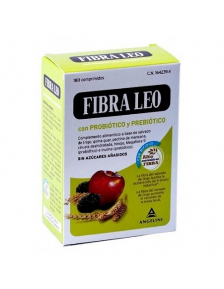 Fibra Leo Probioticos y Prebioticos 180 Comprimidos