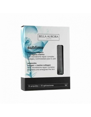 Bella Aurora Sublime Oxigeno + Colágeno Marino 10 Ampollas x 2ml