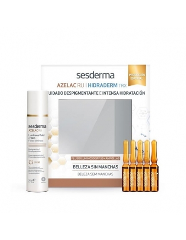 Sesderma Despigmentante Azelac RU Fluido SPF50 50ml + Hidraderm Ampollas 5x2ml
