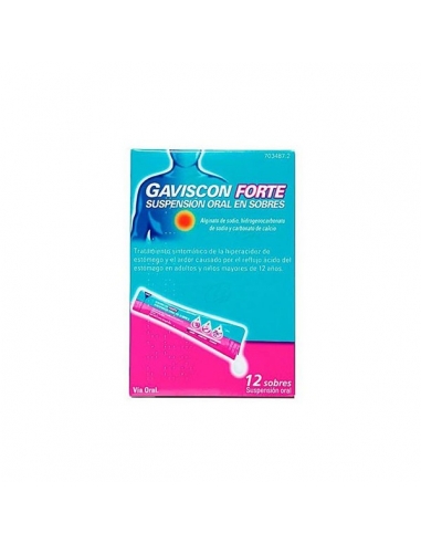 Gaviscon Forte 12 Sobres Suspensión Oral 10ml     