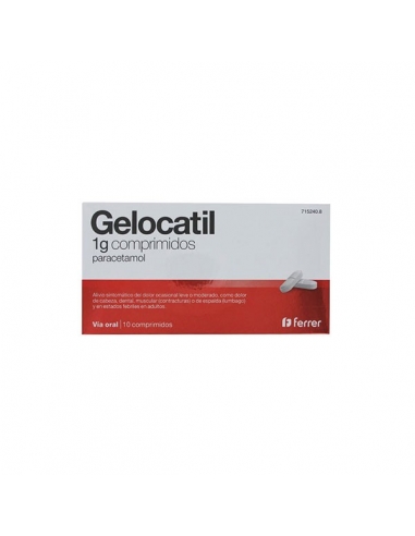 Gelocatil 1gr 10 Comprimidos                  
