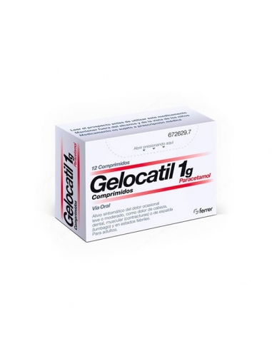 Gelocatil 1gr 12 Comprimidos                        
