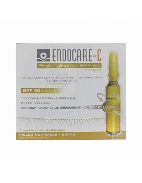 Endocare C Ampollas Proteoglicanos SPF30 30 x 2ml
