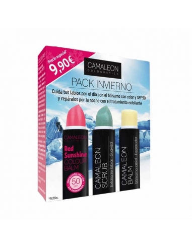 Camaleon Pack Invierno Exfoliante + Colour Balm + Lip Balm
