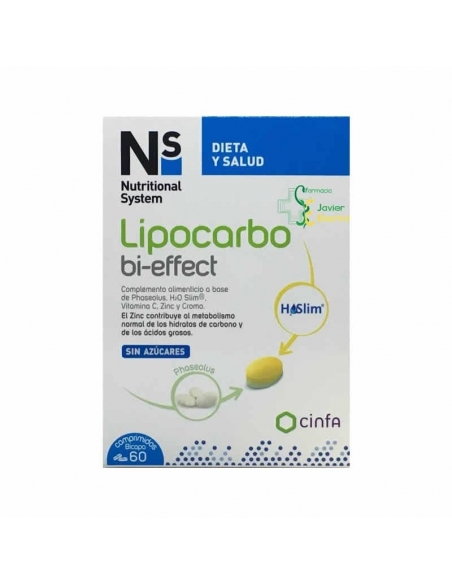 NS Lipocarbo Bi-Effect 60 comprimidos