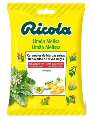 Ricola Bolsa Limón Melisa sin azúcar 70gr