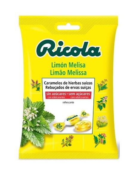 Ricola Bolsa Limón Melisa sin azúcar 70gr