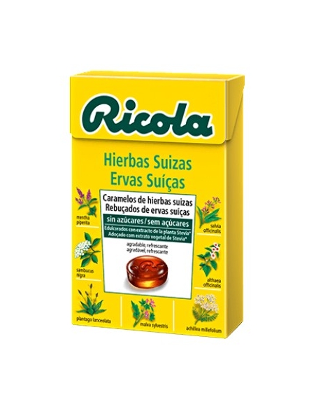 Ricola Caramelo Suiza Sin Azucar Caja        