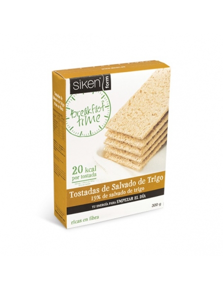 Siken Form Tostadas de Salvado de Trigo 250g