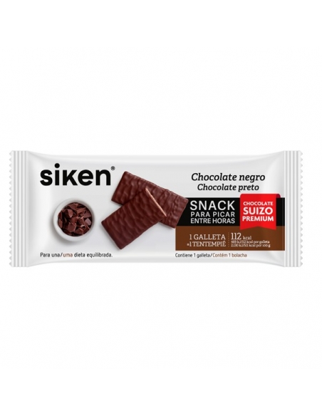 Siken Snack Galleta Chocolate Negro 22gr