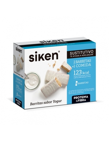 Siken Barrita Sustitutiva Yogur 8 unidades