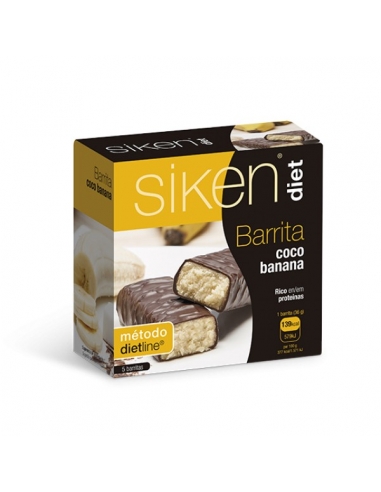 SikenDiet Barritas Coco-Banana 5 unidades