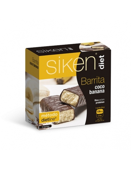 SikenDiet Barritas Coco-Banana 5 unidades