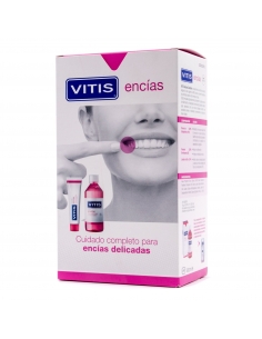 Vitis Encías pasta dentífrica 100 ml + Colutorio 500 ml