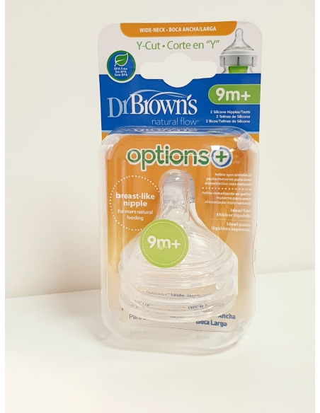Dr Browns Tetina Cereales Boca Ancha Options + 2uds
