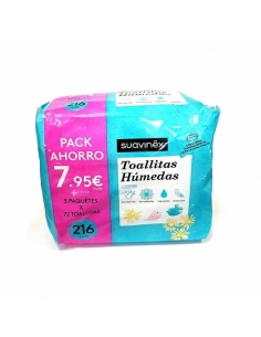 Suavinex Pack 3 Toallitas 72 Uds