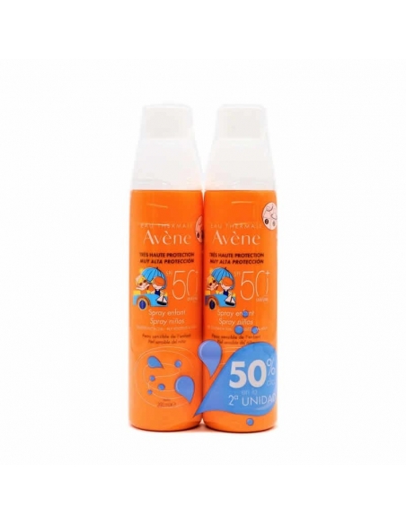 Avene Spray Niños SPF50+ 200 ml Duplo