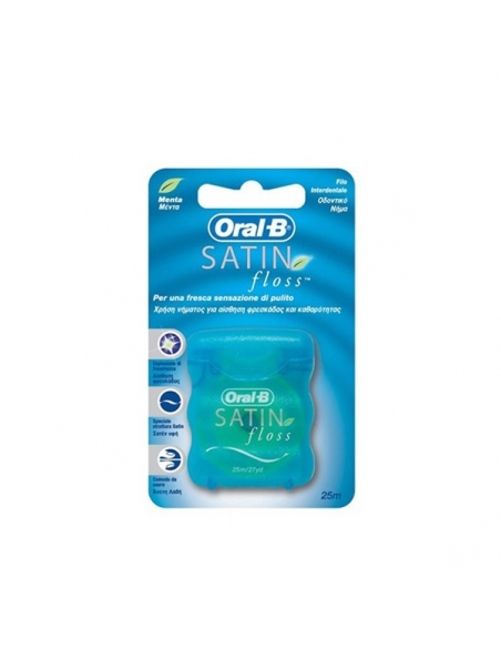 Oral B Seda Dental Satin Floss Menta 25M        