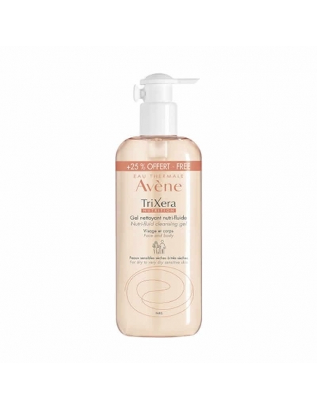 Avene Trixera Nutrition Limpiador Nutri-Fluid 500 ml