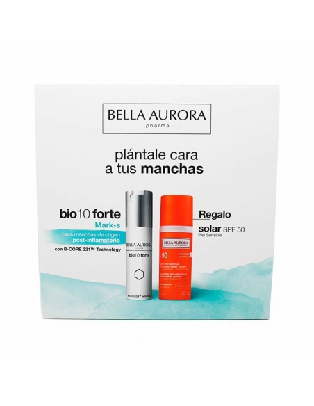 Bella Aurora Bio 10 Forte Mark-S 30ml + Solar SPF50 Piel Sensible 50ml
