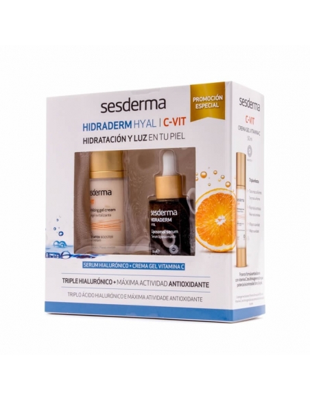 Sesderma Hidraderm Hyal Serum 30ml + C-Vit Crema Gel 50ml