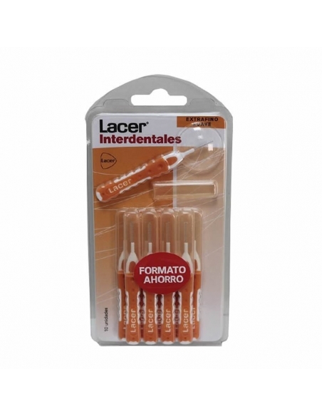 Lacer Cepillo Interdental Recto Extrafino Suave 10 Uds