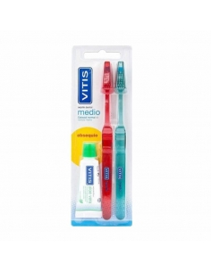 Vitis Cepillo Dental Normal Medio 2 Uds