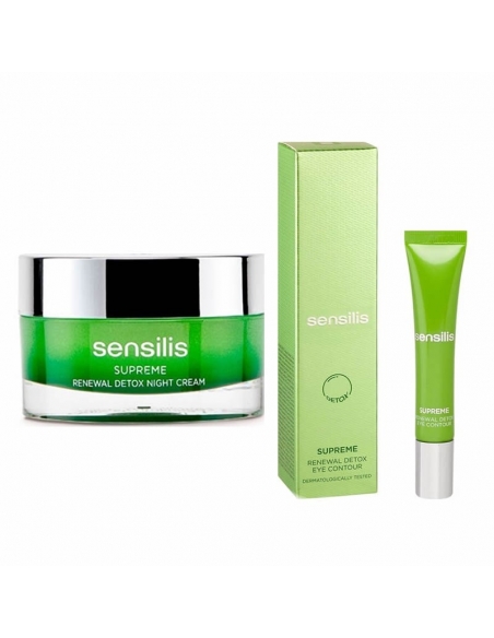 Sensilis Cofre Supreme Renewal Detox Noche 50ml + Contorno de Ojos 15ml