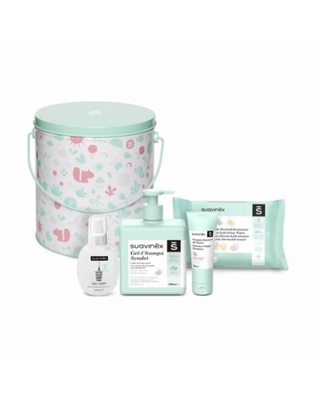 Suavinex Cubo De Metal Mint & Rosa