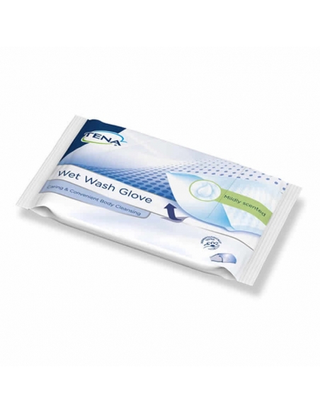 Tena Wet Wash Gloves 8uds