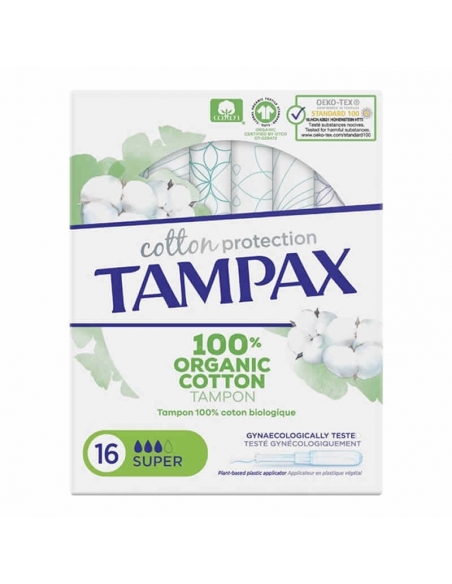 Tampax Natural Super Protection 16uds