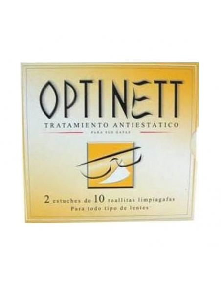 Optinett Toallitas Limpiadoras Gafas 20 Uds