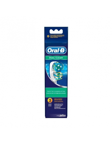 Oral B Recambio Cepillo Electrico Dual Action 3 Uds