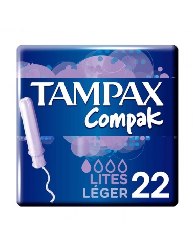 Tampax Compak Lites Tampones Con Aplicador 22 Uds