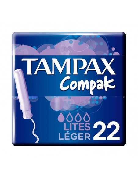 Tampax Compak Lites Tampones Con Aplicador 22 Uds
