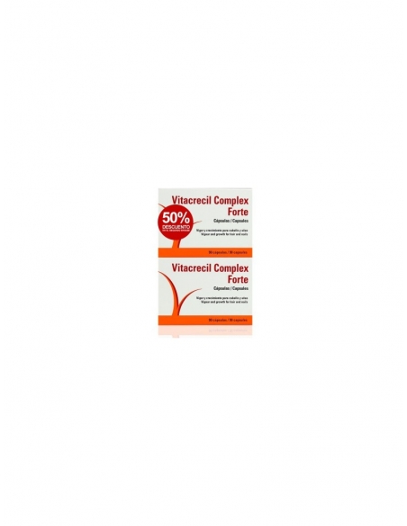 Vitacrecil Complex Forte Pack Duplo 2x90 - Pastillas para el pelo