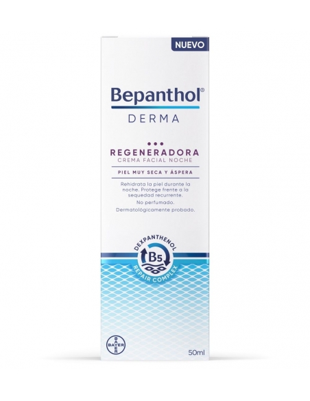 Bepanthol Derma Regeneradora Crema Facial Noche 1 Envase 50 ml