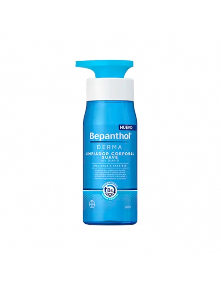 Bepanthol Derma Limpiador Corporal Suave Gel Diario 1 Envase 400 ml