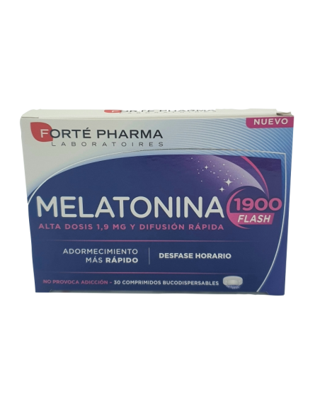 Melatonina Flash 1900 mg 30 Comprimidos Bucodispersables