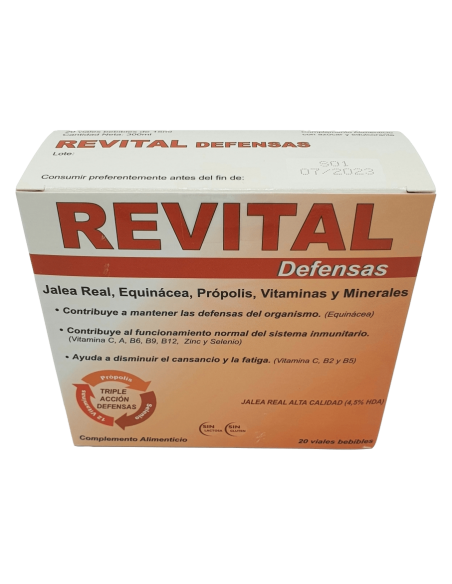 Revital Defensas 20 viales bebibles