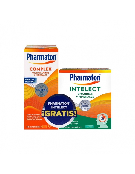 Pharmaton Complex 60 Comprimidos + Pharmaton Intelect 20 Sobres