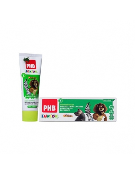 PHB Junior Pasta Menta 6-9 Años 75ml        
