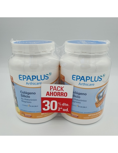 Epaplus Colageno + Silicio + Hialuronico + Magnesio Sabor Limon 2x334gr