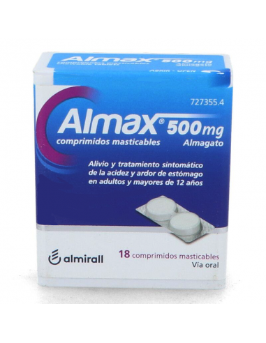 Almax 500 mg 18 comprimidos